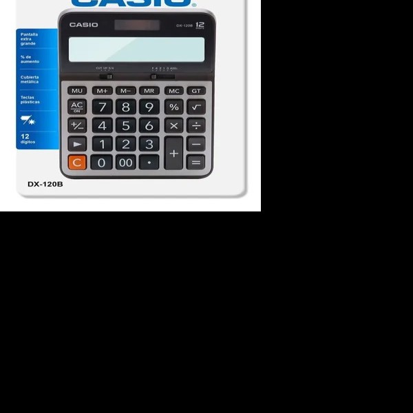 CALCULADORA ESCRIT. CASIO DX120B-S-MC 12 DIG. E.10C.40